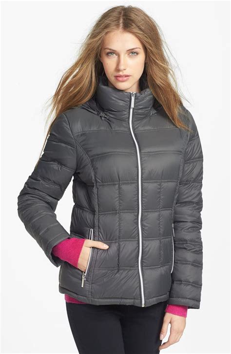 michael michael kors packable down coat|Michael Kors removable hood coats.